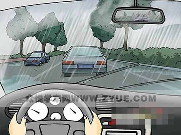 科目二、科目三遇到下雨天應該怎樣做？考試順利會通過