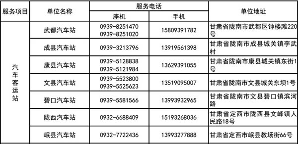 不忘初心，與您同行——隴運(yùn)集團(tuán)各汽車(chē)站助力節(jié)后返崗！